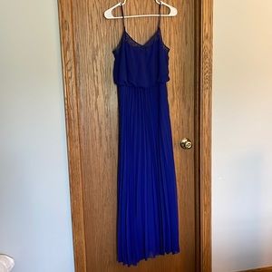 Blue long maxi dress